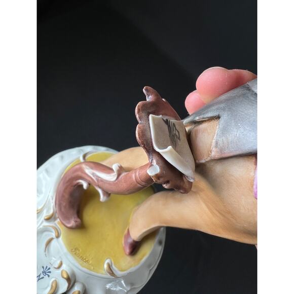 CAPODIMONTE FRANCO florence giuseppe armani figurines statue MAN Made In Italy - Picture 8 of 12